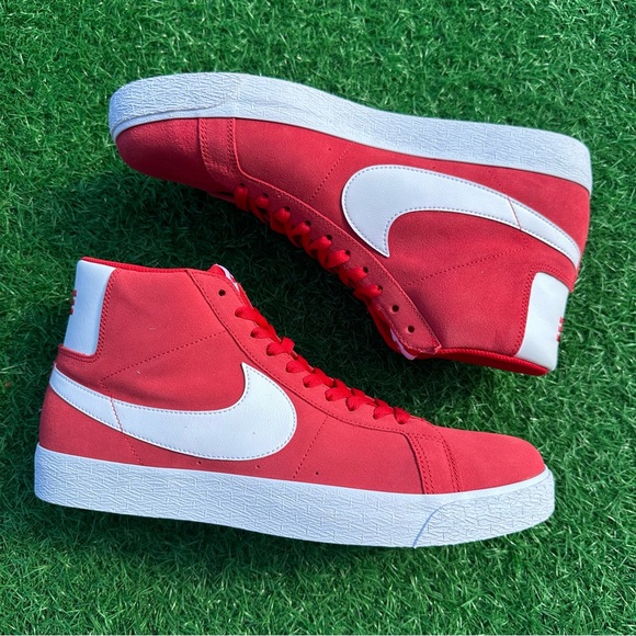 Nike Sb Zoom Blazer Mid University Red / White - Picture 11 of 13